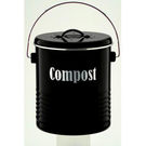 Vintage Kitchen Compost Bin Black