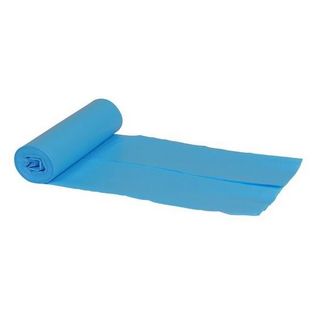 Picture of Disposable Laundry Bag roll of 10 Blue 40L
