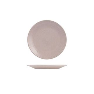 Picture of Pearl Blush Ribbed Round Plate 210mm