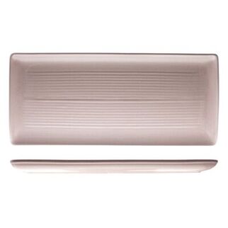 Picture of Pearl Blush Ribbed Rectangular Platter 395*180mm