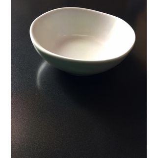 Picture of Santo Alessi Organics Salsa/Dip Bowl Satin White 110 x 100mm