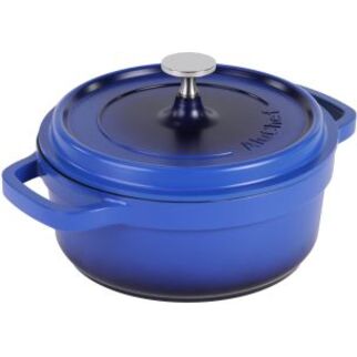 Picture of AluChef Casserole Round Blue 200D * 83H 2.43L