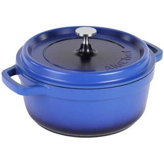 Picture of AluChef Casserole Round Blue 240D * 102H 4.26L