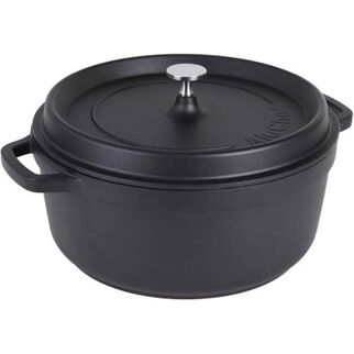Picture of AluChef Casserole Round Matt Black 280D * 120H 6.8L