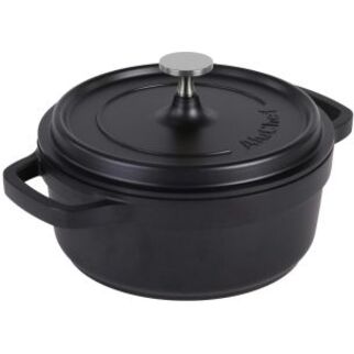 Picture of AluChef Casserole Round Matte Black 200D * 83H 2.43L