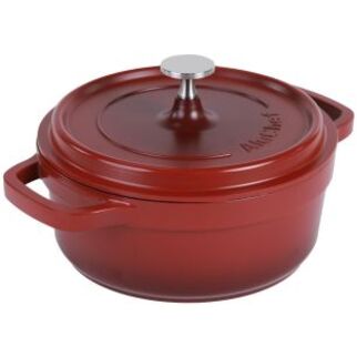 Picture of AluChef Casserole Round Red 200D * 83H 2.43L