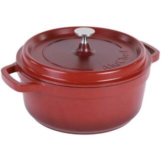 Picture of AluChef Casserole Round Red 240D * 102H 4.26L