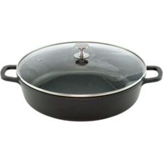 Picture of AluChef Shallow Casserole Round Matte Black 320D * 82H 6L