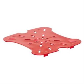 Picture of Cambro Drain Shelf for Fresh Pro Square Containers Red 5.7 &7.6Ltr