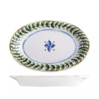 Picture of Capri Oval Scalloped Plate 260*170mm