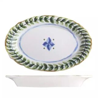 Picture of Capri Oval Scalloped Plate 320*210mm