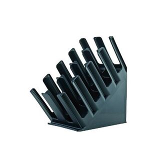 Picture of Chef Inox 8 Compartment Vertical Cup Organiser Black