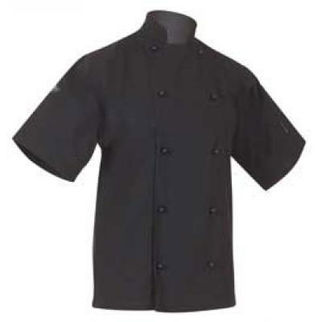 Picture of Classic Chefs Jacket Black Short Sleeves X Large