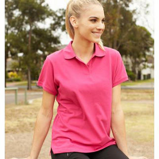 Classic Ladies Polo Size 14 Yellow 