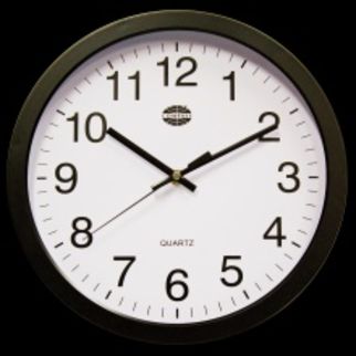Picture of Compass 30cm Black Wall Clock