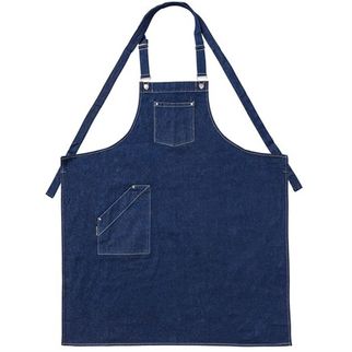 Picture of Denim Bib Apron Blue