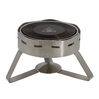 Picture of EcoServe large round stand (base only) brushed stainless steel