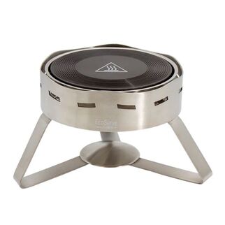 Picture of EcoServe large round stand (base only) polished stainless steel