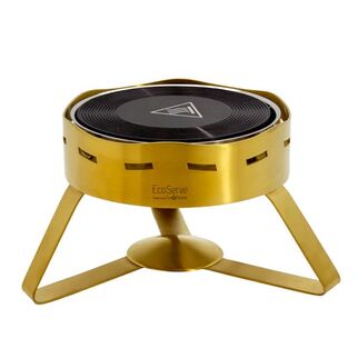 Picture of EcoServe large round stand (base only) PVD coated gold