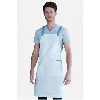 Picture of Ice Cream Bib Apron Vanilla White