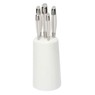 Picture of ST Arc 6 Piece Knife Block Set White