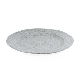 Picture of JAB Stone Ripple Effect Round Rim Plate Grey 220mm