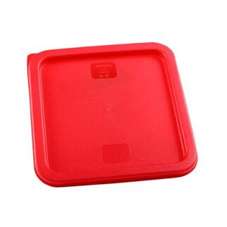 Picture of JiWins Square Lid to Suit Food Container Red 230x230mm 6/8Lt
