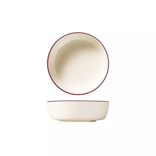 Picture of Modest Maroon Round Coupe Bowl 170mm