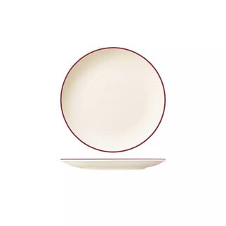 Picture of Modest Maroon Round Coupe Plate 170mm