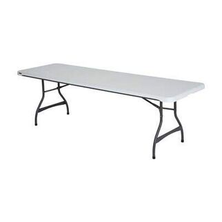 Picture of Nesting Commercial Trestle Table White 243x76cm (8ft)
