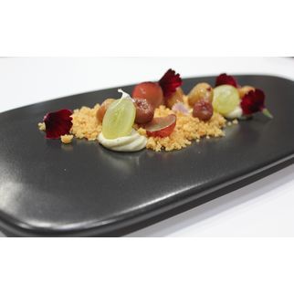 Picture of Santo Alessi Organics Sushi/Tapas Platter Satin Black 330 x 160mm