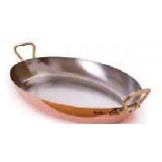 Picture of Oval Frypan 2 Ply Copper 350x230mm Series 5200 Paderno