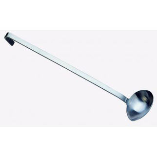 Picture of Paderno Stainless Steel Spoon Crosswise Solid Deep Left Hand