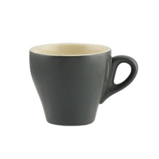 Picture of Rockingham Tulip Long Black Cup Grey 175ml