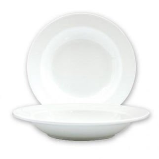 Picture of Ryner Bone China Soup Pasta Plate Wide Rim 300mm