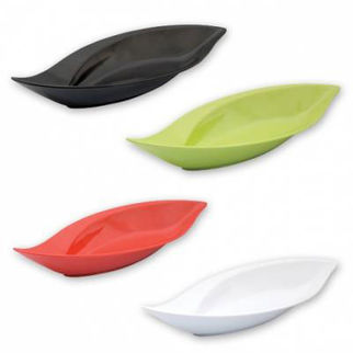 Picture of Ryner Melamine Leaf Bowl 500x240x60mm white