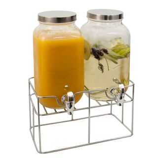 Picture of serroni Valencia Double Beverage Dispenser w/ Stand 3.5L ea