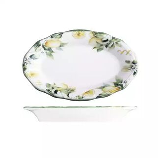 Picture of Sorrento Oval Scalloped Plate 210*135mm