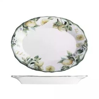 Picture of Sorrento Oval Scalloped Plate 260*170mm