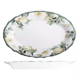 Picture of Sorrento Oval Scalloped Plate 320*210mm