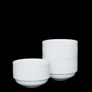 Picture of Superwhite Vitrified Stackable Bouillon Cup