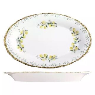 Picture of Verona Oval Scalloped Plate 320*210mm